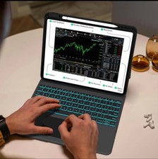 iPad 13  Pro Wireless Bluetooth Keyboard Case-Pink