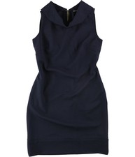 American Living Womens Textured Sheath Dress, newnavy, 10