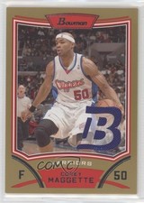 2008-09 Bowman Draft Picks & Stars Relics Gold 7/10 Corey Maggette #BRCM 4at