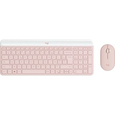 Logitech MK470 Slim Wireless Tastatur-Maus-Set AZERTY Pink 920-011316 OVP