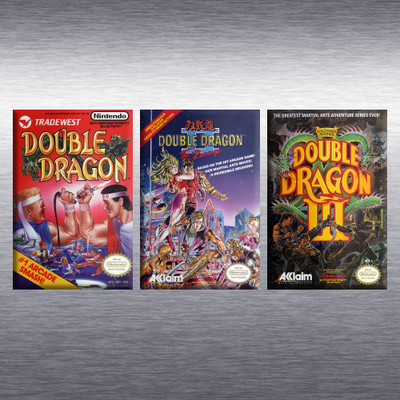 Double Dragon 1, 2, 3 Video Game Box Art NES High Quality Magnet