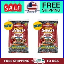  2 pack Pennington La Receta Select Wild Bird Dry Food with Black Oil, 40lb Bag