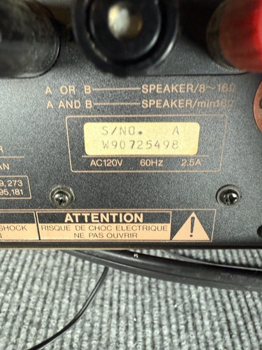 Vintage Luxman R-115 Digital AM/FM Stereo Receiver Made in Japan Phono 1980s - Picture 11 of 11