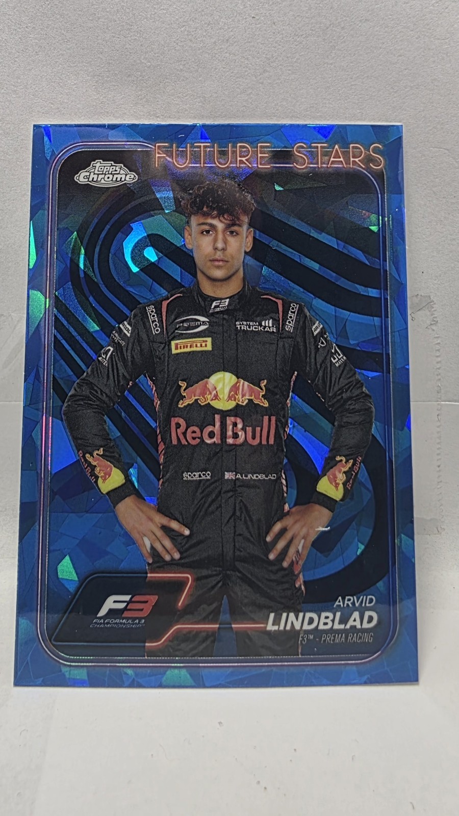 2024 Topps Chrome Sapphire F1 F3 Arvid Lindblad #45