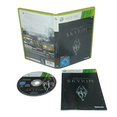 The Elder Scrolls V Skyrim Xbox 360 Deutsch USK 16 CIB