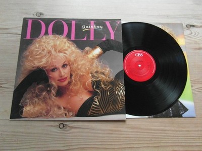 DOLLY PARTON-RAINBOW-1st UK PRESS-A1B1-EX VINYL LP ALBUM 1987