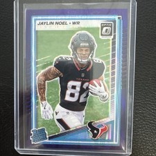 2025 Donruss Optic Rated Rookie Purple Shock Jaylin Noel RC Houston Texans