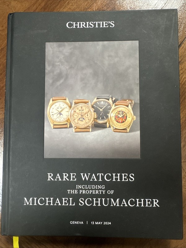 Michael Schumacher  Christie's Rare Watches Catalogue