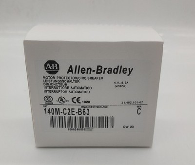 AB 140M-C2E-B63 Motor Protector Circuit Breaker AB 140MC2EB63 PLC US