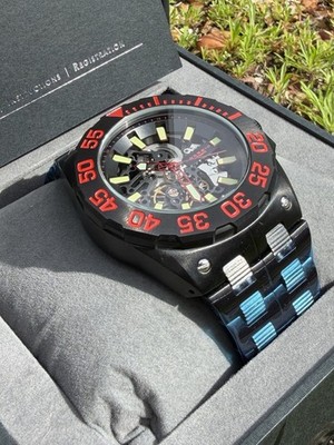 Android AD649 Limited Edition #278 of 800 Automatic Skeleton Diver Black 51mm 