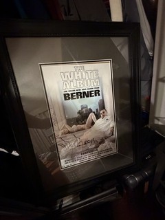 Signed Berner Poster The White Album Autographed Poster