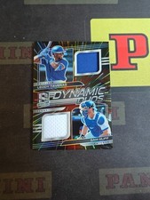 2021 Panini Spectra Dynamic Duos Materials Leody Taveras & Sam Huff /75