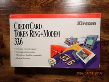 Xircom CreditCard Token Ring Modem 33.6 - New in box