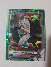 2021 Bowman Chrome Draft Sapphire Edition Green /50 Landon Marceaux #BDC-115