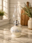 Vintage Lamp Light Goose Oil Lamp Hurricane Glass NEW with BOX and Oil