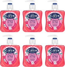 Carex Fun Editions Cherry on Top Antibacterial Hand Wash Gel 6x250ml 5.75 per litre