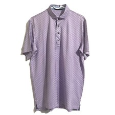 Greyson Golf Polo Shirt Men  s Size Large Light Purple Lightweight Athletic
