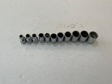S-k 11 Pc 12 Drive Shallow Socket Set 38-1 6pt12pt Usa Made S-k 11 Pc 12 Drive Shallow Socket Set 38-1 6pt12pt Usa Made