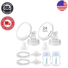 Travel Friendly Spectra Pump Replacement Kit with 24mm BPA-Free Flanges Valves