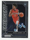 Kira Lewis Jr. Signed 2020-21 Panini Prizm Emergent RC Card #1 Auto Pelicans COA