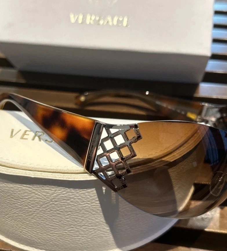 VERSACE Authentic MOD 4158 461/12 Sunglasses W Tortoise/Gold Frame - Image 2 of 4