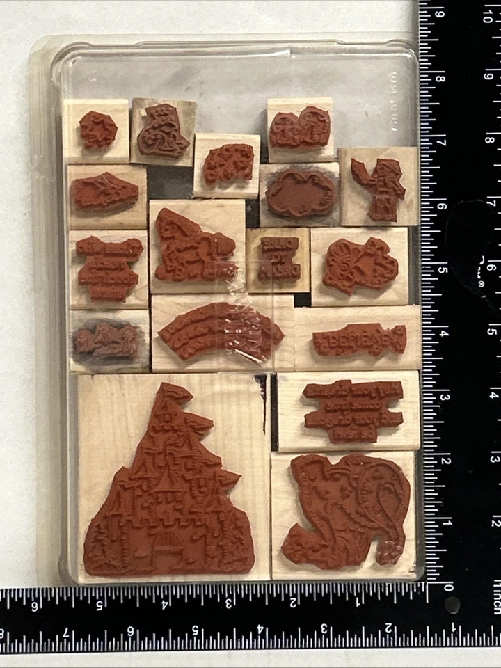 Stampin' Up Dreams & Dragons Caballero Princesa Castillo Rana Setas Unicornio Foto 3 de 4