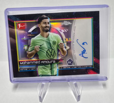 Mohammed Amoura Verve Autograph Rookie Topps Chrome Bundesliga 24/25