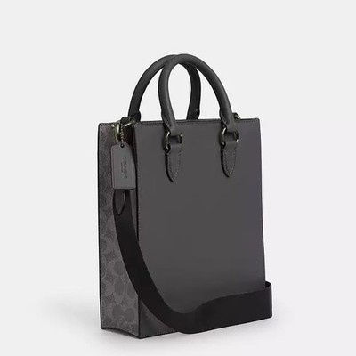 NWT Coach Men's Dylan Tote Bag In Signature Canvas CCG37 Grey
