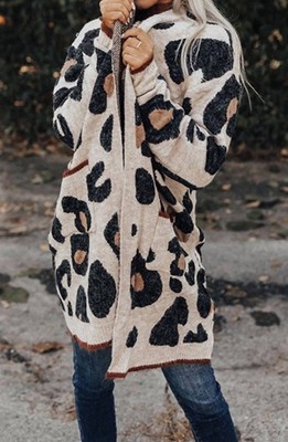 Pretty Bash Open Front Long Cardigan Size M