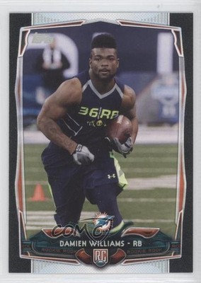 2014 Topps Black 23/59 Damien Williams #410 Rookie RC 0f8