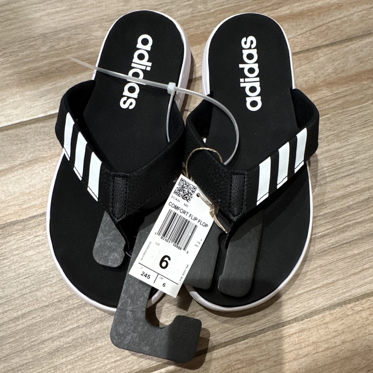 adidas Men's Flip Flop Black Sandals for sale | eBay