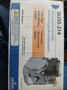 White Rodgers 36J55-214 HSI/ DSI 2 Stage Gas Valve
