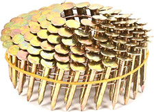 600 Count Roofing Nails 1 Inch Coil Nail Gun Nails Electro Galvanized