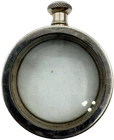 Antique 12 Size Waltham Open Face Pocket Watch Transport Case Nickel USA