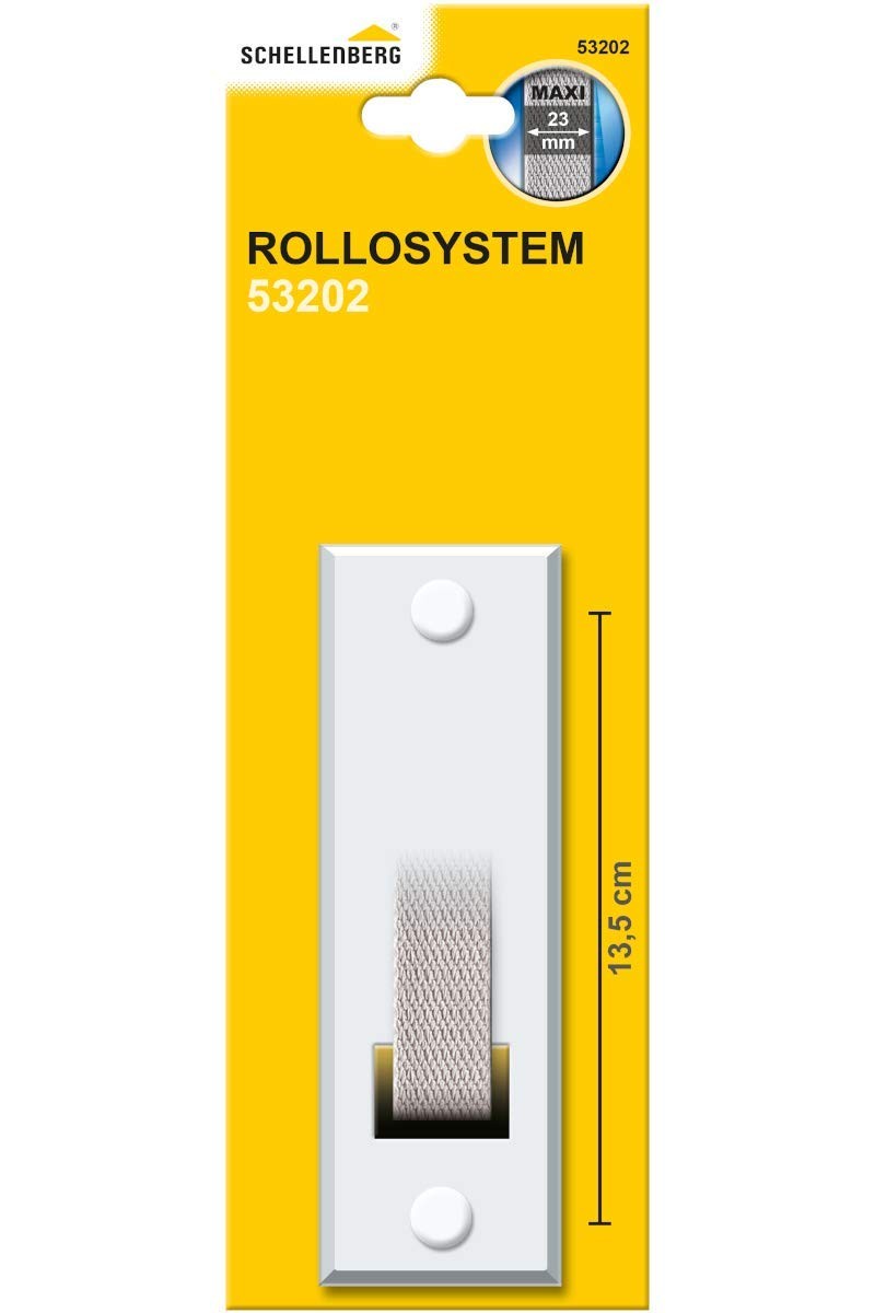 Placca Copriavvolgitore Schellenberg 53202 Maxi - Interasse 135mm Bianco