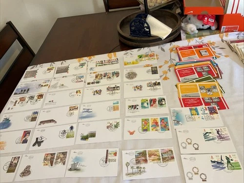 ISRAEL-(-2007-2008-)-lot of 27-FDC'S of Israel Postal History & BULLETINS-# 101