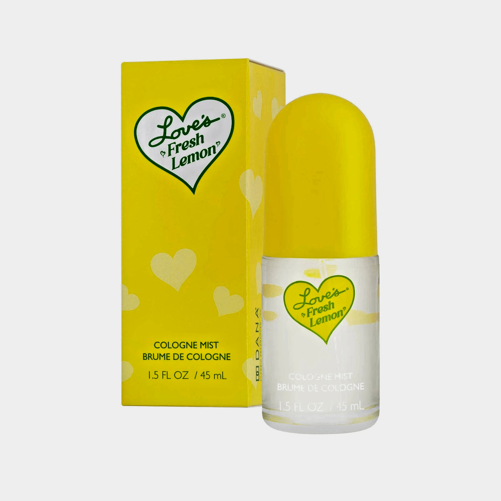 Loves Baby  Fresh Lemon By Dana Cologne Mist Spray 1.5 oz /45 m Women New In Box
