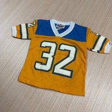 Vintage 70s 80s Toddler T Shirt Jersey Pro Shop 2T football blue yellow