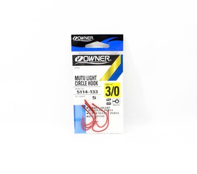 Owner 5114 Mutu Light Circle Hook Size 3/0 (8653)