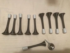 Oil Rubbed Bronze FINISH Spring Door Stops (10) - 3 1/4 "  Heavy Duty Door Stop