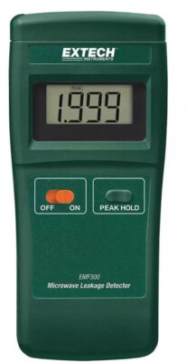 EXTECH EMF300 Microwave Leakage Detector,2dB,LCD 30ZU95