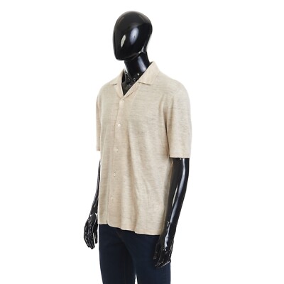 BRUNELLO CUCINELLI 1850$ Shortsleeve Shirt - Linen & Cotton Knit
