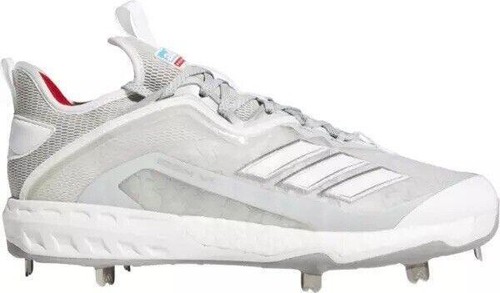 Adidas Icon VI 6 Boost Grey White Metal Baseball Cleats. Size 8. Style:EH2382. Adidas Men main image 4
