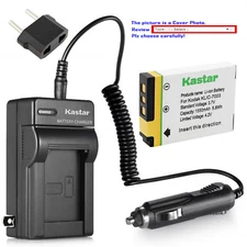 Kastar Battery AC Charger for GE GB-40 GB40 & GE E1240 GE E850 GE H855 Camera