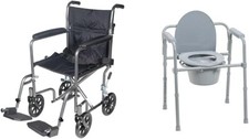 Drive Medical Wheelchair  Commode Chair