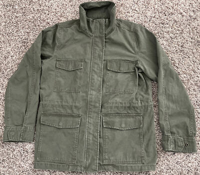 Madewell Dispatch Jacket Military Army Desert Olive Green Size