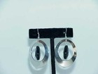 QVC Steel By Design Stainless Steel Oval Dangle Onyx Prism Earrings $99 New Box — photo 6