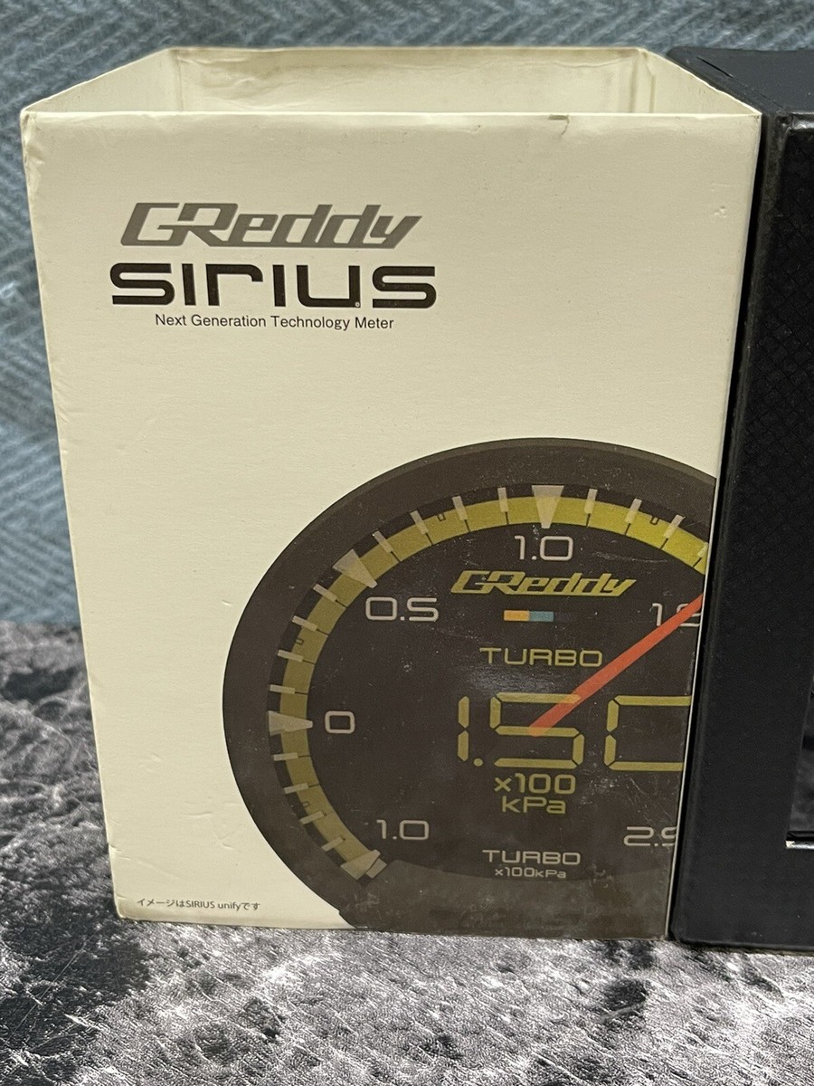 Brand New GReddy Sirius Meter Series Auto Gauge AIR FUEL
