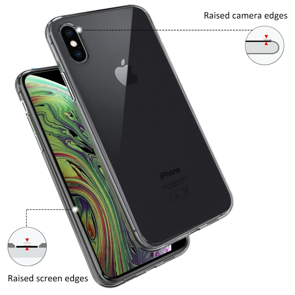 Per Apple iPhone XS Apple iPhone Xs Max Trasparente - Immagine 2 di 4