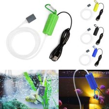 USB Mini Aquarium Oxygen Pump Air Stone Mute Air Pump Aerator for Fish Tank